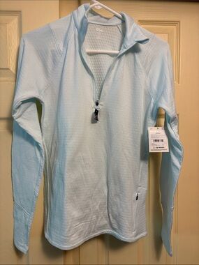 DSG light green Run Grid 1/4 Pullover